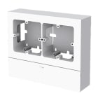 UNEX APARELLAJE ELECTRICO - Scatola porta apparecchi per due universale interasse 60 mm Unex in U24X