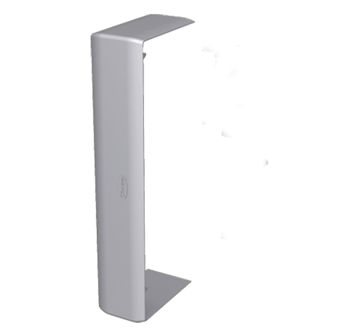 UNEX APARELLAJE ELECTRICO - 93 COPRI-GIUNZIONI ALLUMINIO 50X80 U24X 93520-03