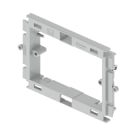 UNEX APARELLAJE ELECTRICO - Supporto porta apparecchi universale interasse 83,5 mm in U48X 93647-40