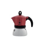 BIALETTI RONDINE - MOKA INDUCTION ROSSA 4 TZ
