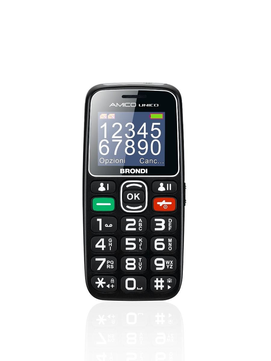 BRONDI - CELL/DUALSIM/TASTO SOS BLACK BRNAMICOUNICO