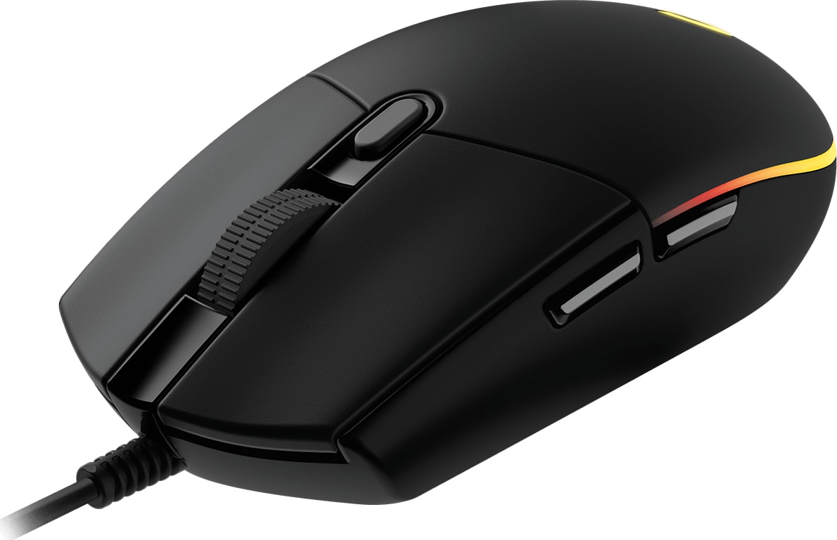 LOGITECH - MOUSE G203 GAMING BLACKC