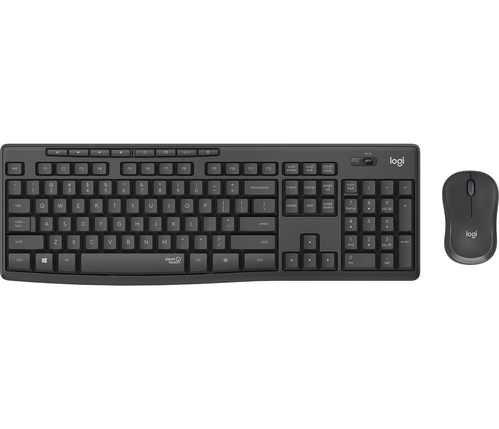 LOGITECH - TASTIERA KIT MK295  GRAPHITE