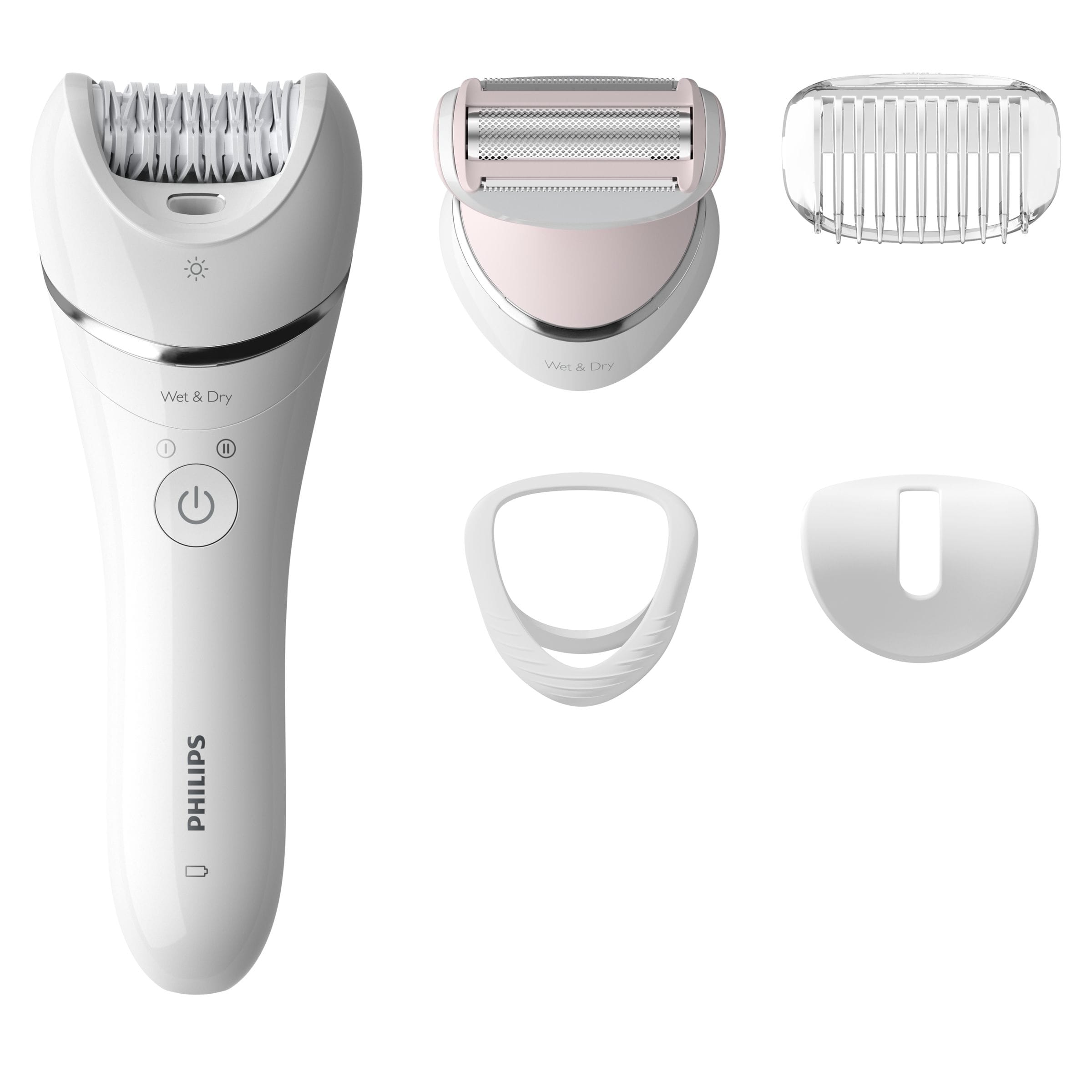 PHILIPS - EPILATORE RIC WETDRY 2TESTINE+ACCESSORI