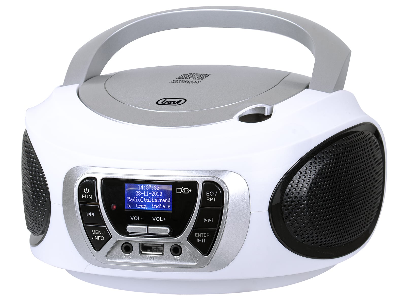 TREVI - CMP 510 DAB RADIO LETT.CD PORTATILE WH