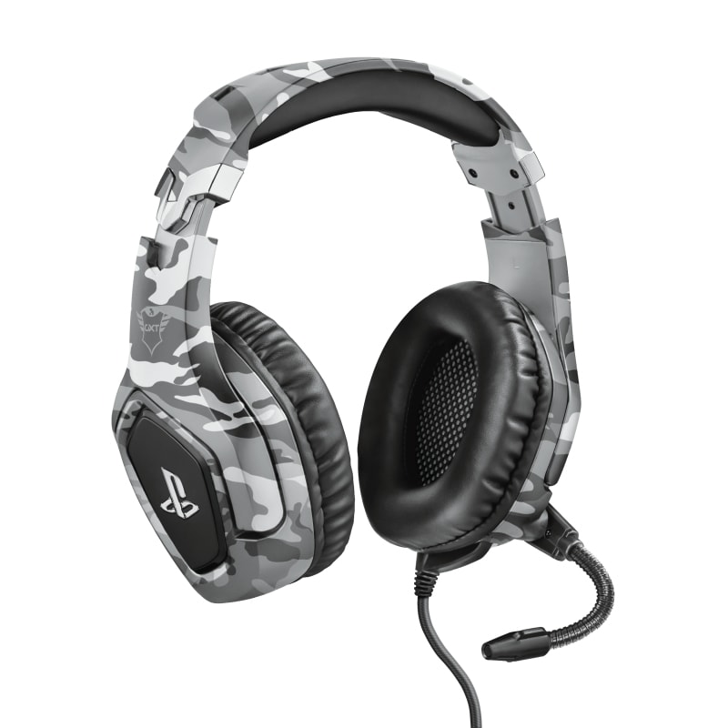 TRUST - CUFFIA A PADIGLIONE CON MIC. GAME CAMOU