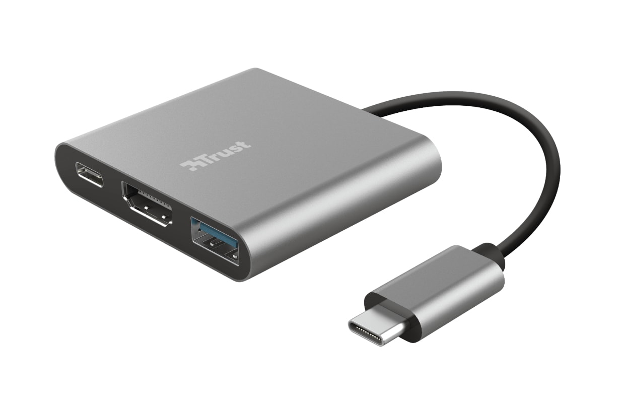TRUST - DALYX 3-IN-1 USB-C ADAPTER TRU23772
