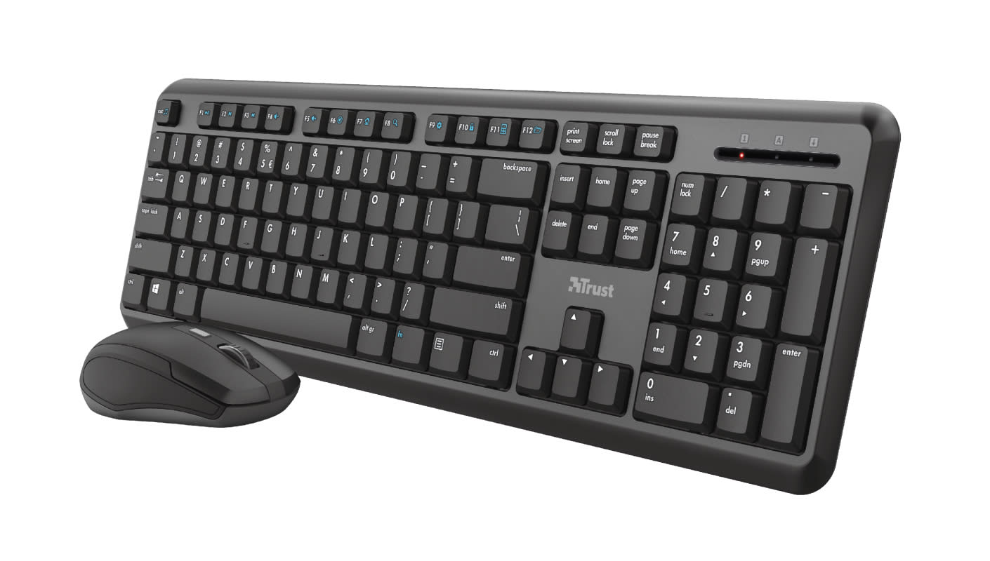 TRUST - ODY WIRELESS KEYBOARD MOUSE IT TRU23943