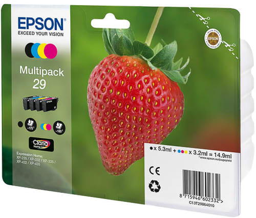 EPSON - FRAGOLA MULTIPACK 29 BK/G/C/M