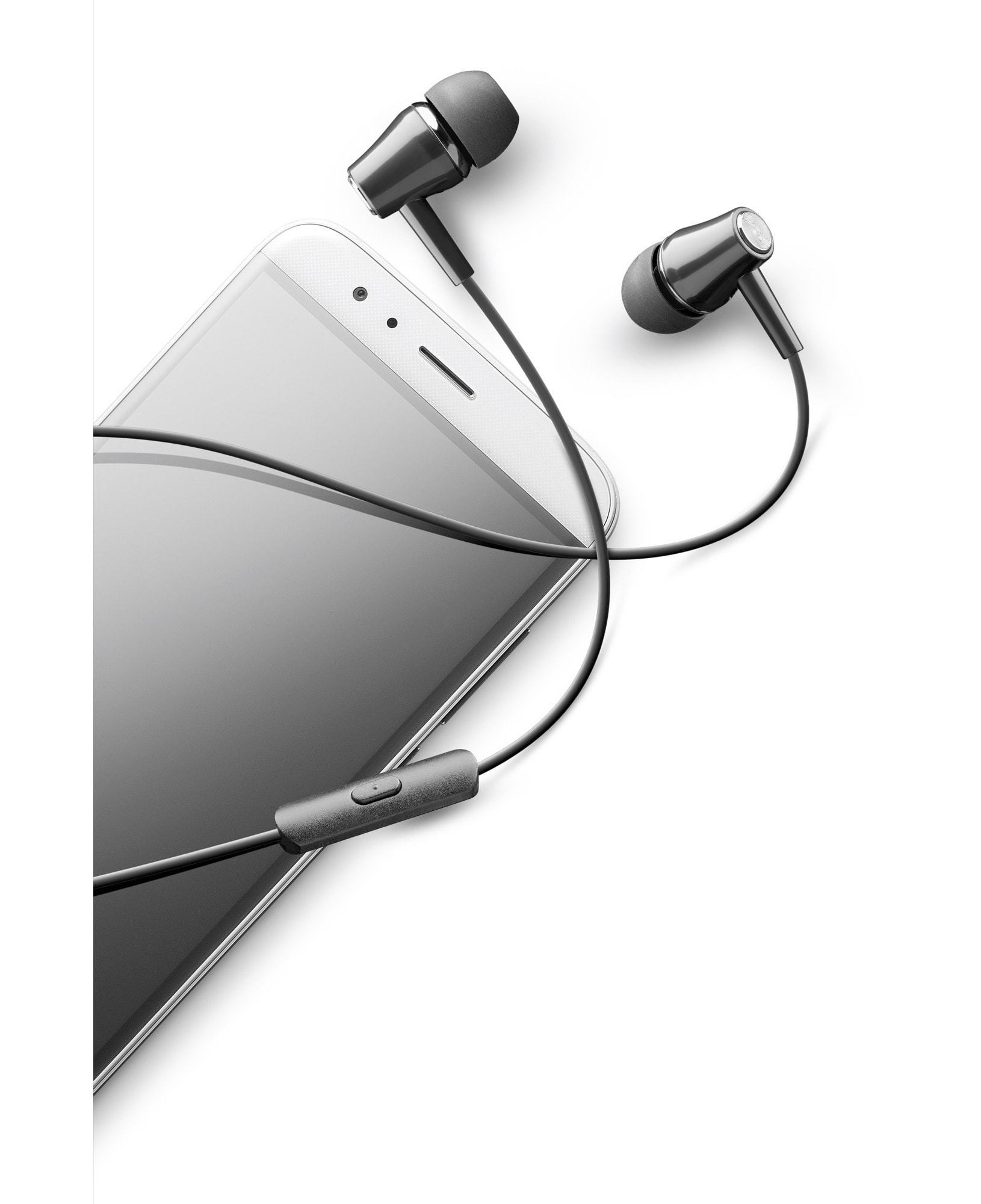FORNITORE GENERICO - AURICOLARE MIC. IN-EAR UNIV. NERO