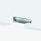GLEM GAS - CAPPA SOTTOPENSILE 60CM 235MC/H INOX