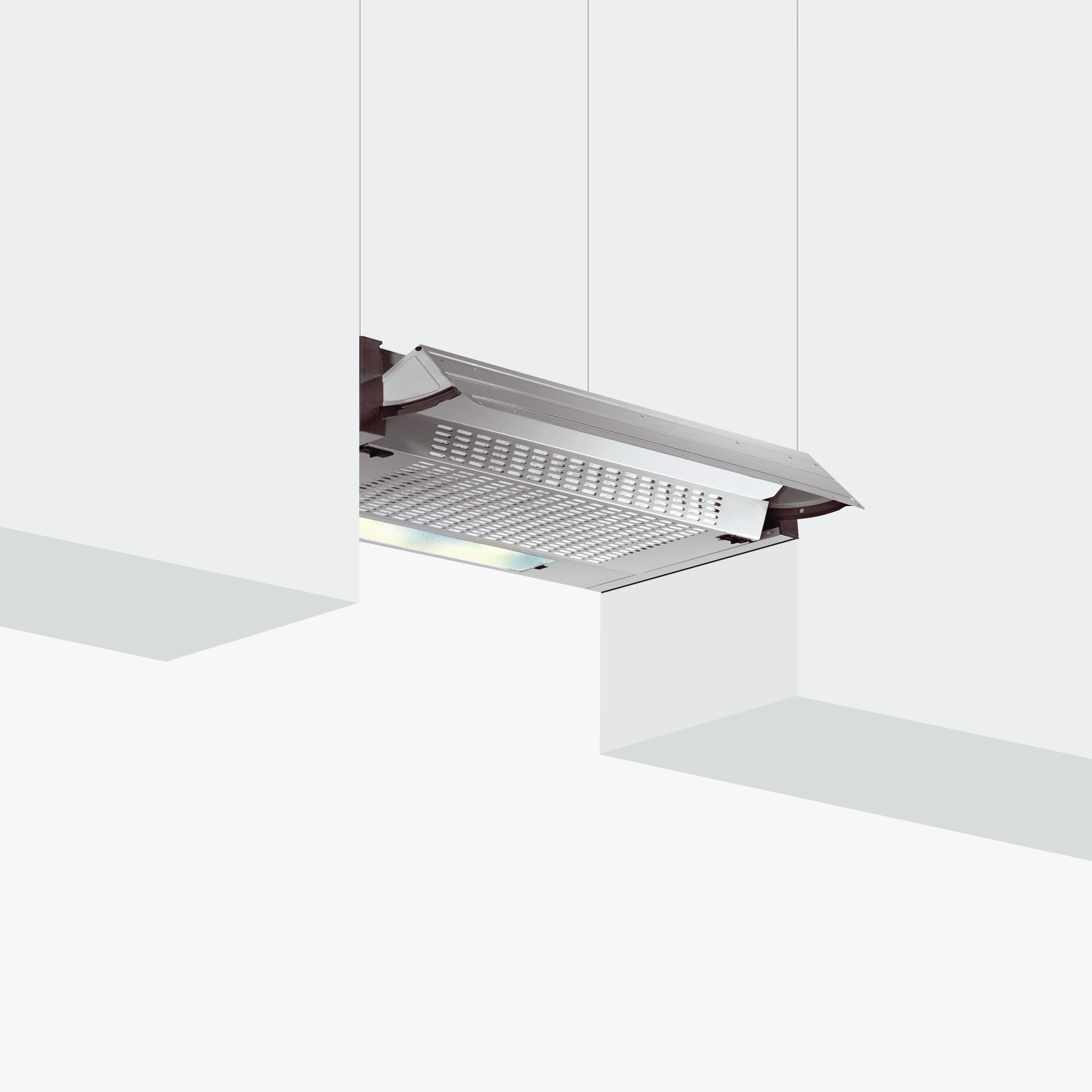 GLEM GAS - CAPPA ESTRAIBILE 60 CM 172 MC/H SILVER GLEGHE601SI