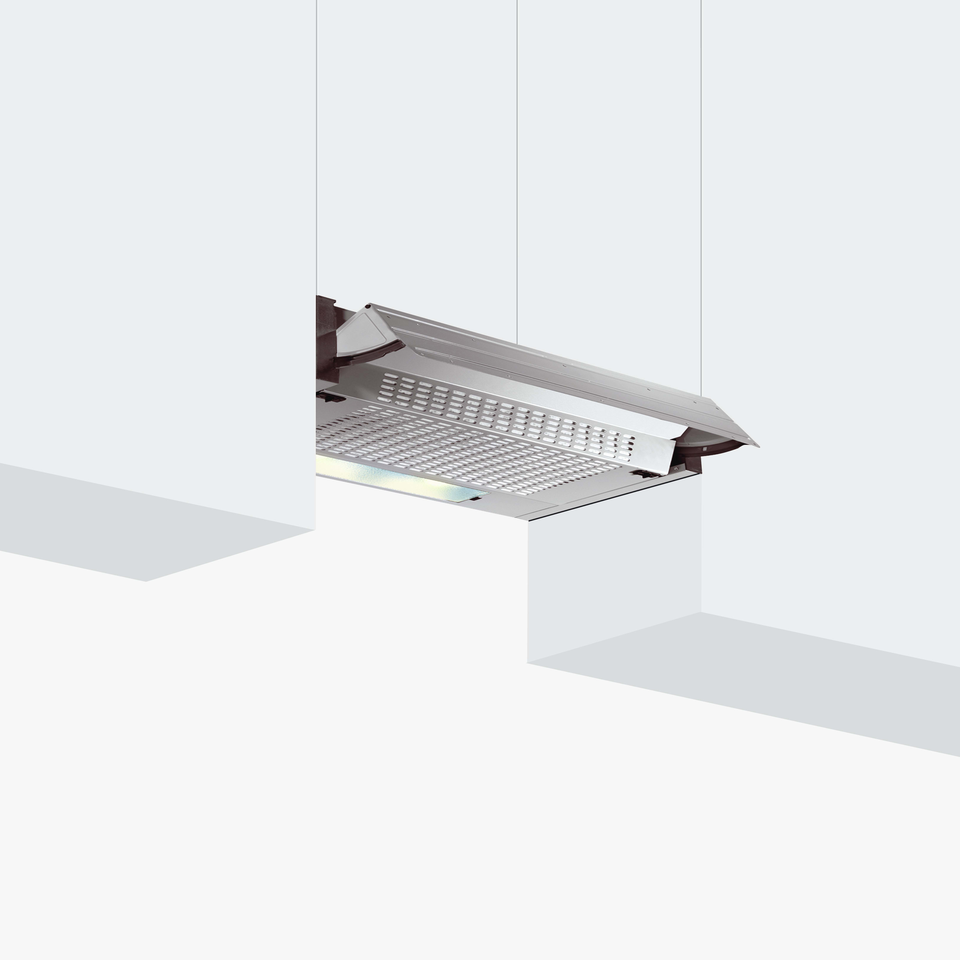 GLEM GAS - CAPPA ESTRAIBILE 60 CM 172 MC/H SILVER