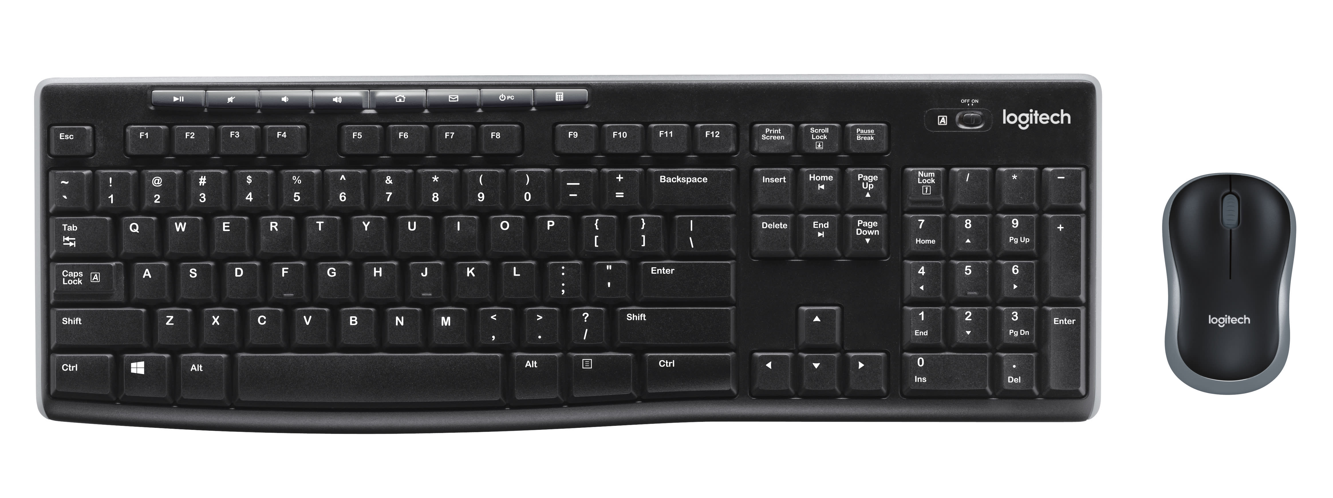 FORNITORE GENERICO - TASTIERA KIT WIREL. DESK MK270 + MOUSE O
