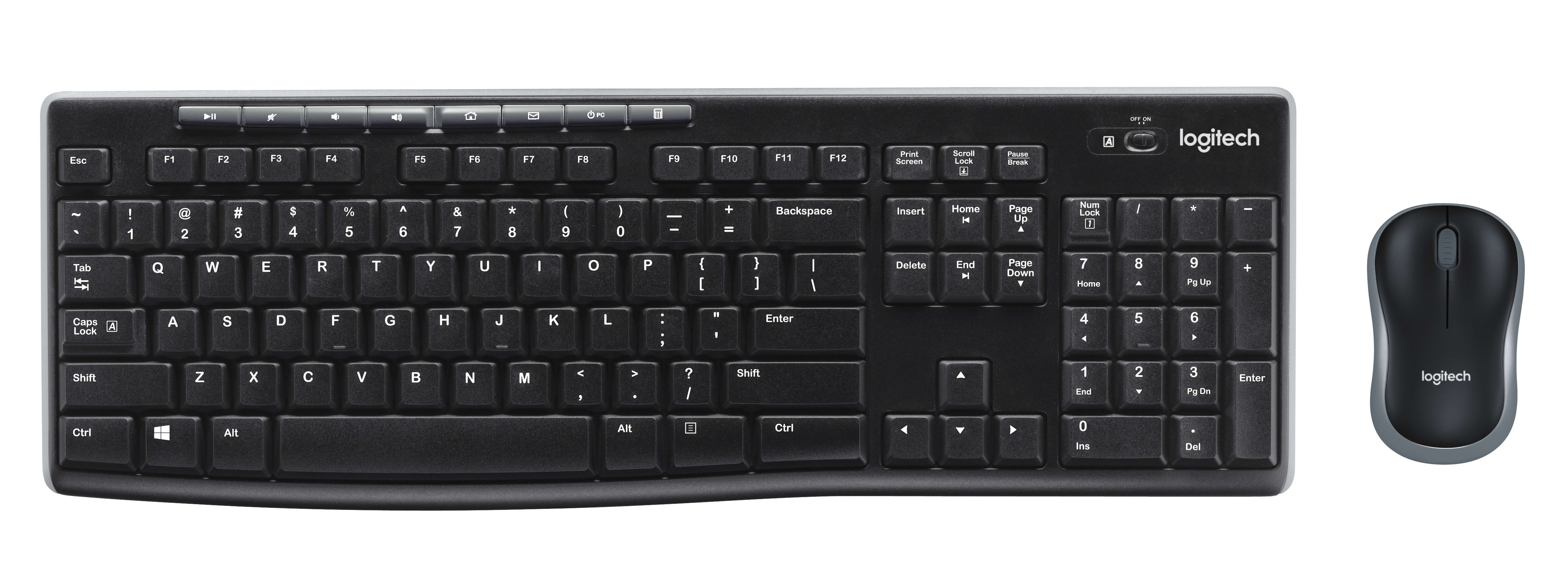 FORNITORE GENERICO - TASTIERA KIT WIREL. DESK MK270 + MOUSE O