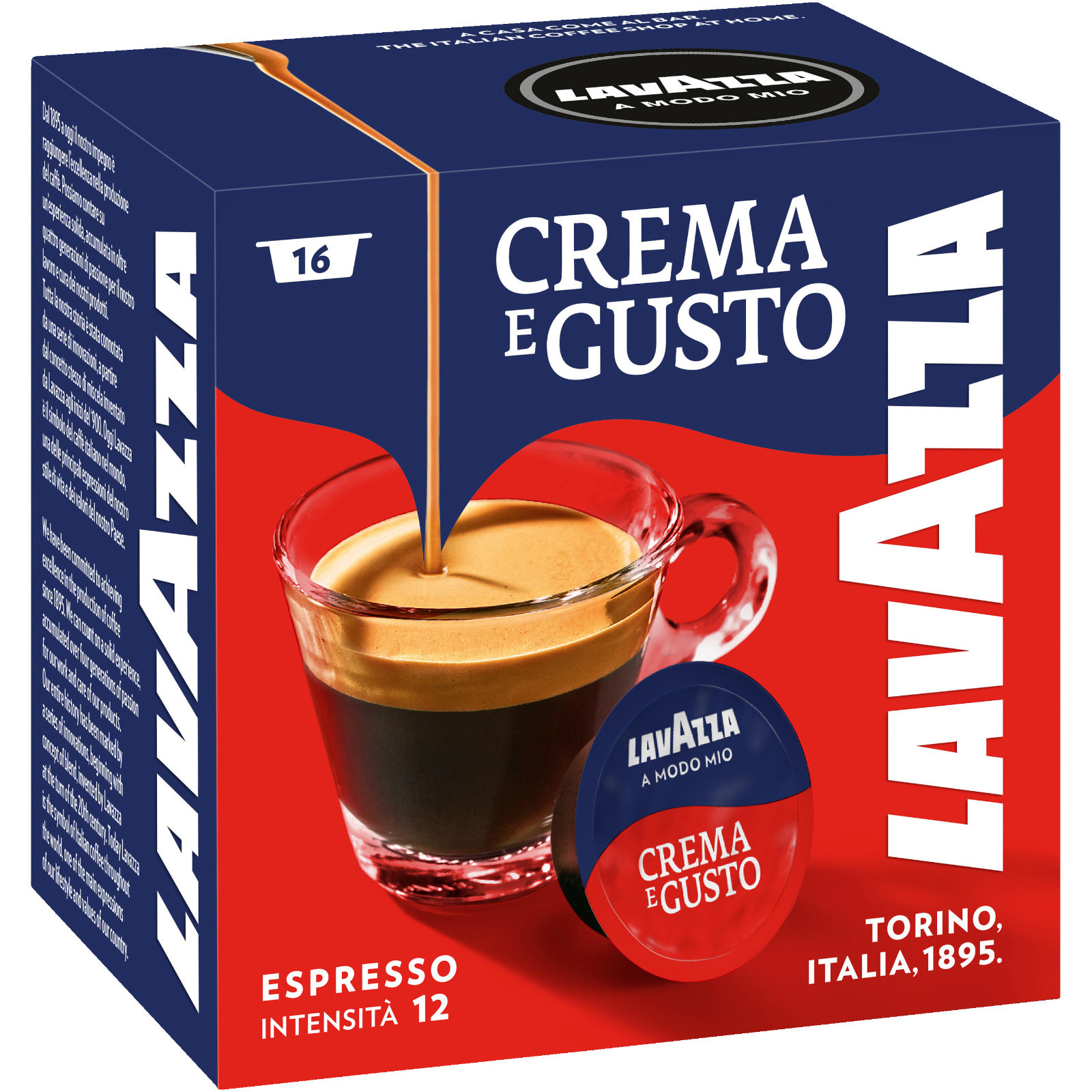 LUIGI LAVAZZA - 16 CAPS CREMA E GUSTO LAVAZZA