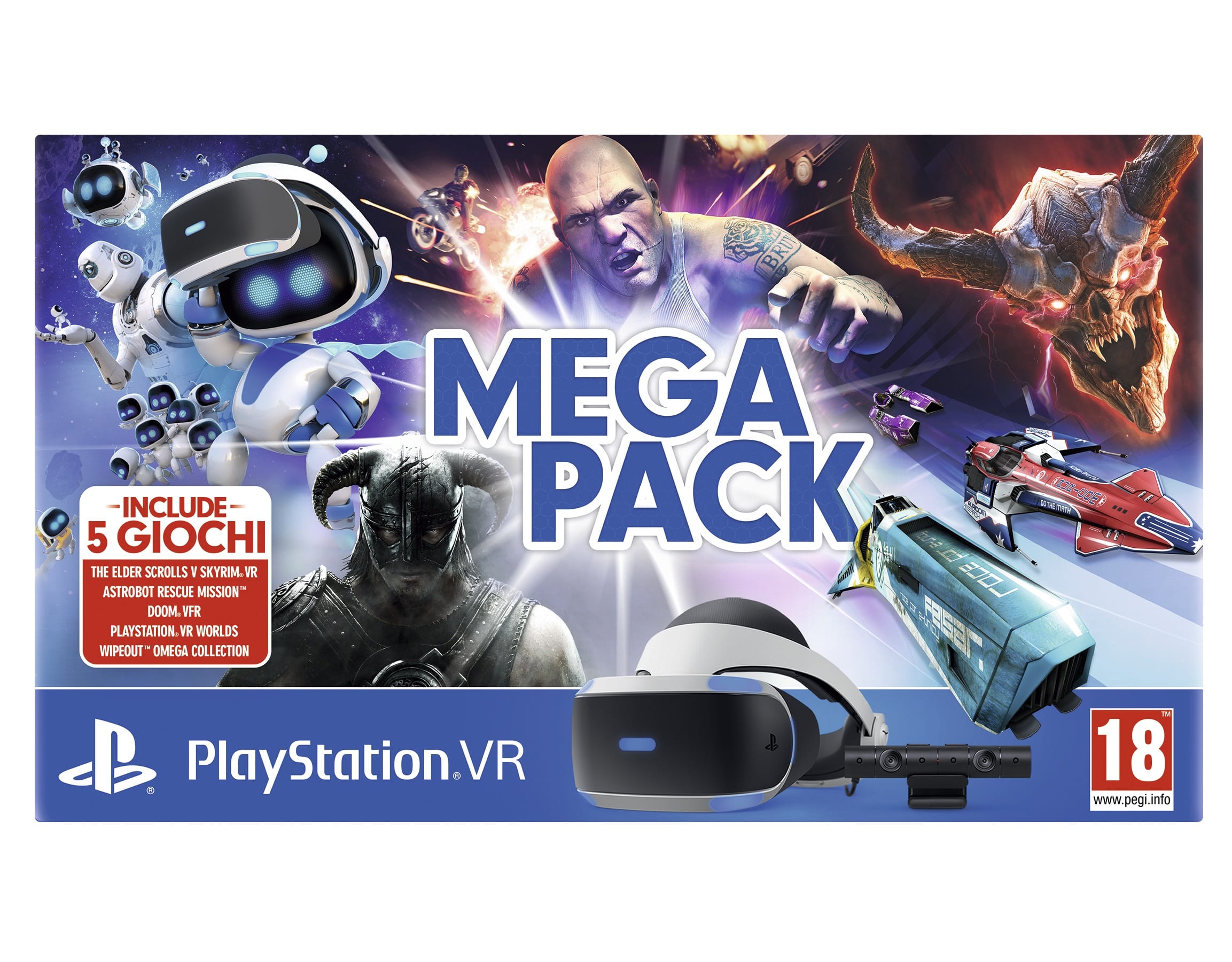 SONY - PS4 PS VR MEGA PACK