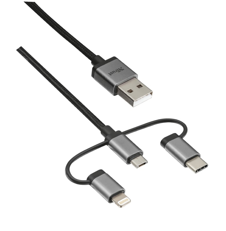 TRUST - UR 3IN1 USB CHRG SYNC CABLE 1M