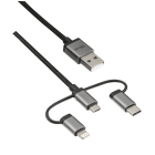 TRUST - UR 3IN1 USB CHRG SYNC CABLE 1M