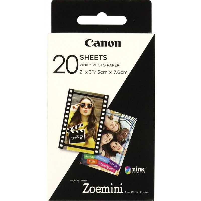 CANON - KIT CARTA ZINK ZP-2030 20FG +INCH