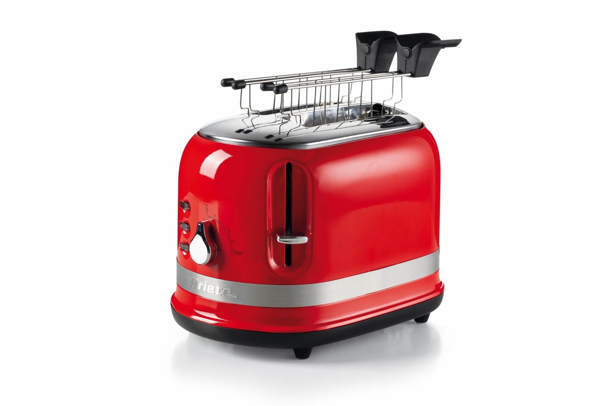 ARIETE - TOSTAPANE 815W ROSSO/NERO MODERNA