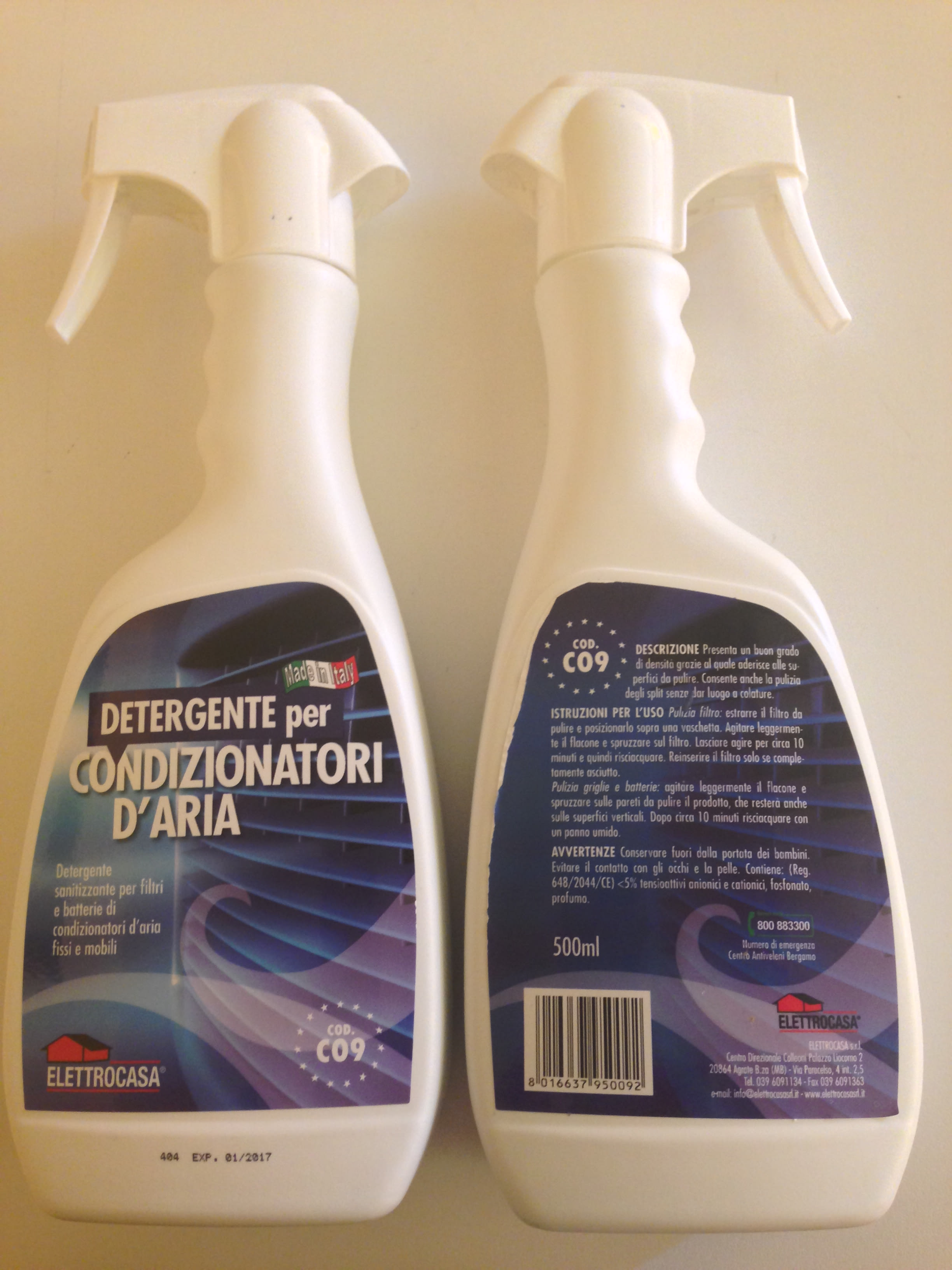 ELETTROCASA - DETERGENTE PER CONDIZIONATORI