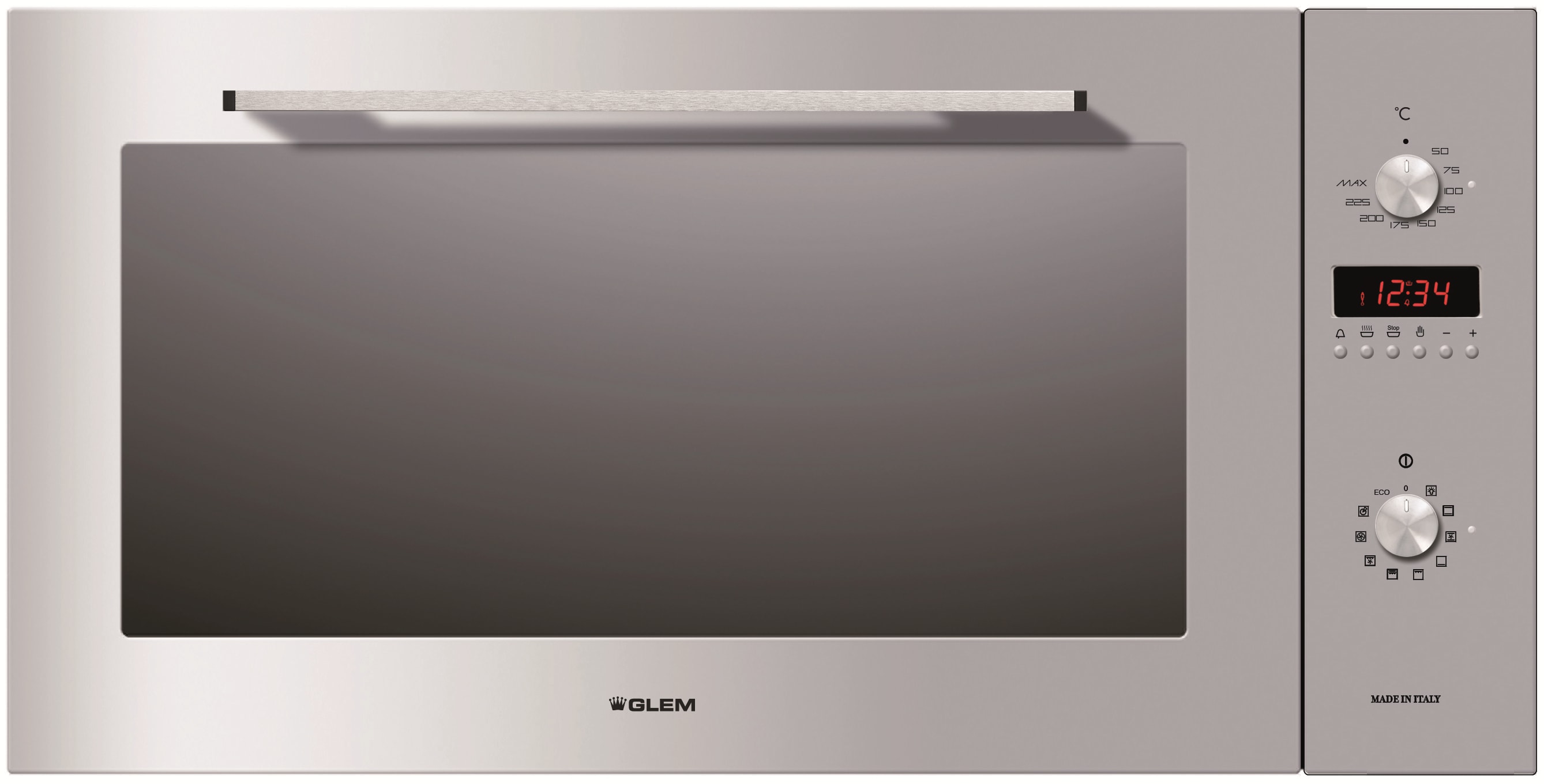 GLEM GAS - FORNO EL CL A 10 F 90CM INOX GLEM GAS