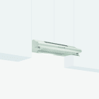 GLEM GAS - CAPPA SOTTOPENSILE 60CM 235MC/H BIANCA