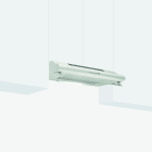 GLEM GAS - CAPPA SOTTOPENSILE 60CM 235MC/H BIANCA