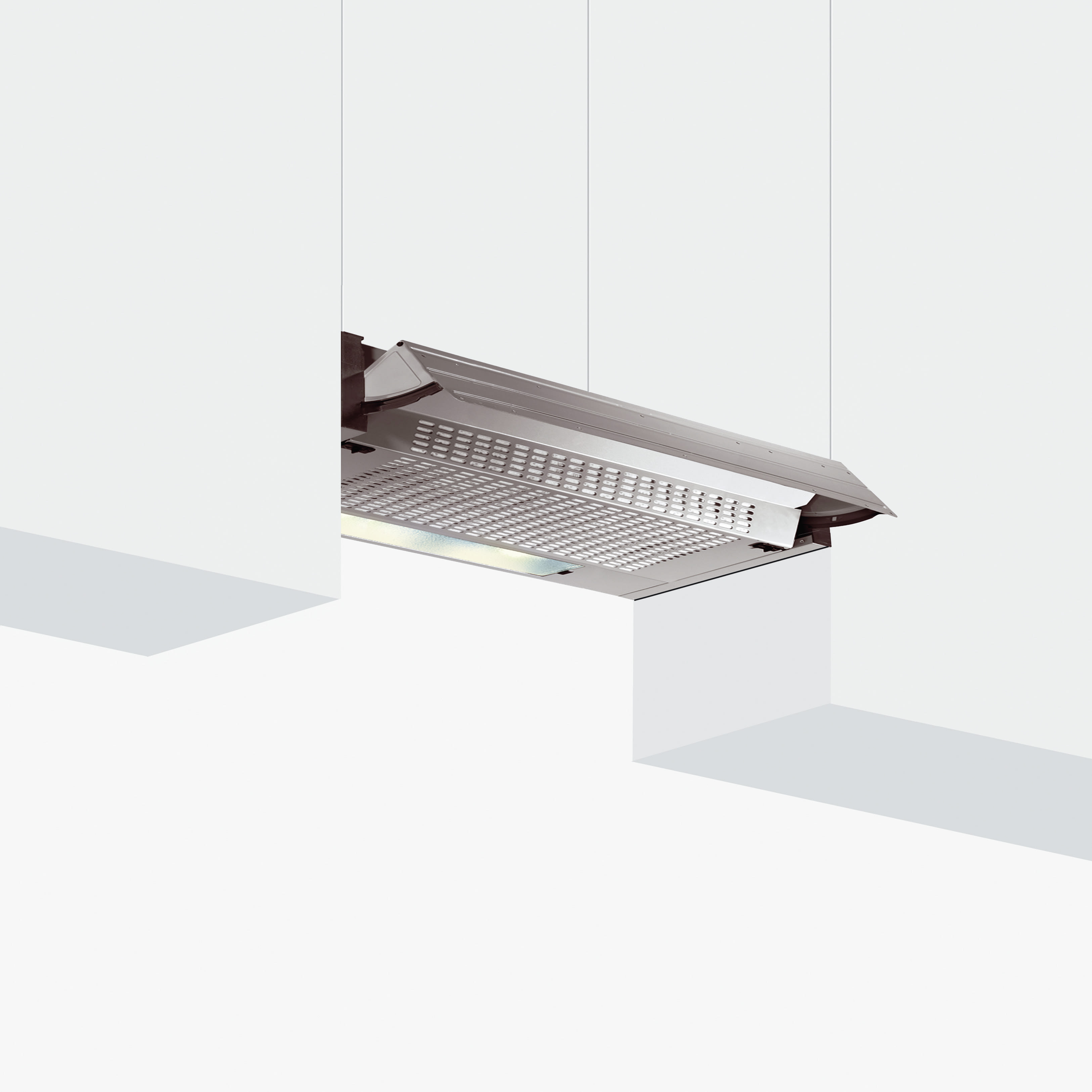 GLEM GAS - CAPPA ESTRAIBILE 90 CM 172 MC/H SILVER GLEGHE901SI