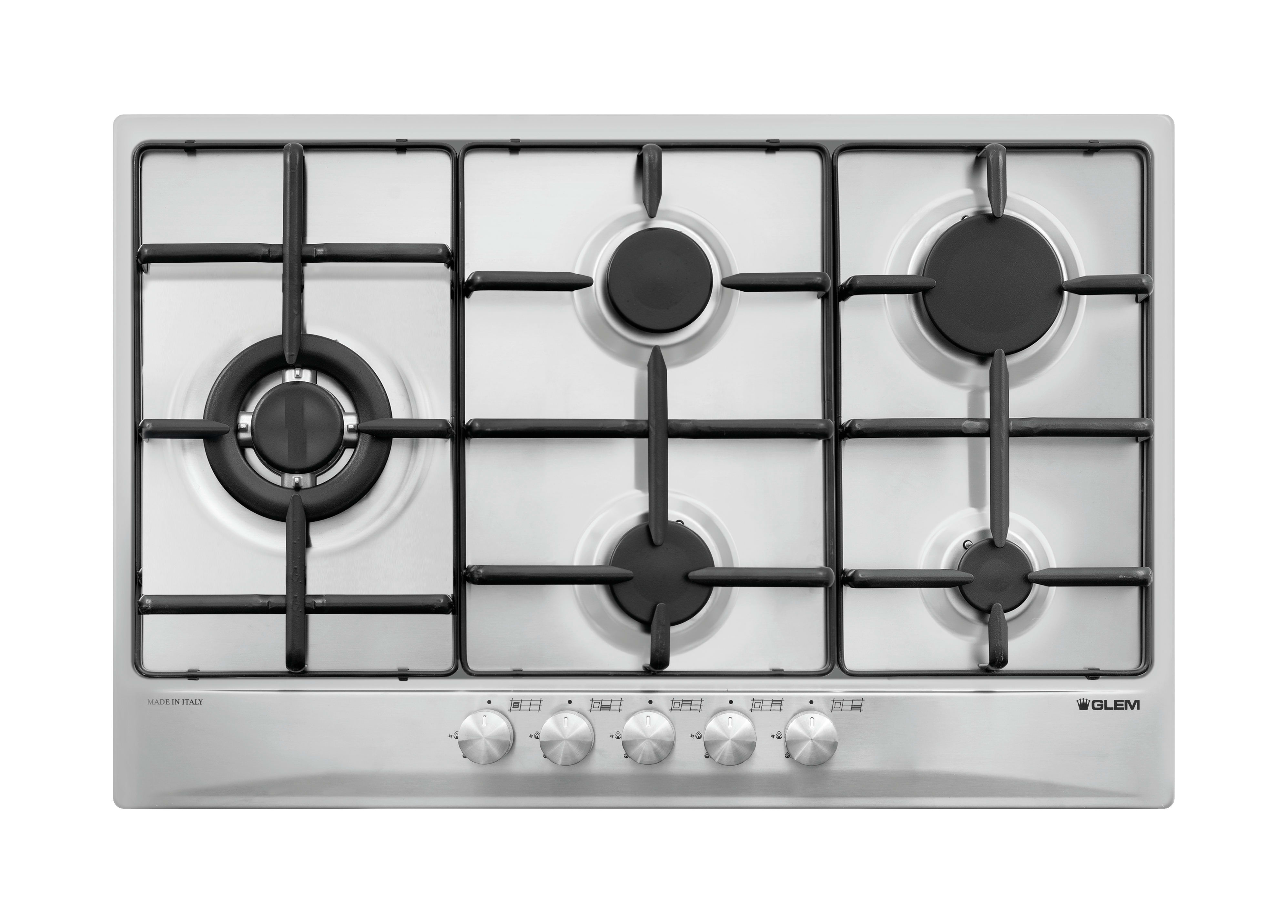 GLEM GAS - PIANO COTT 74 CM GR SM INOX