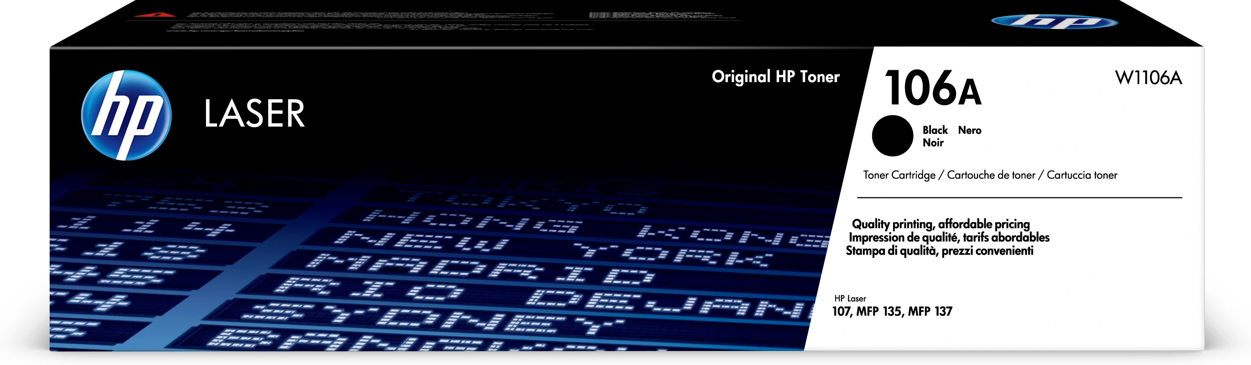 HEWLETT PACKARD - TONER 106A NERO HP
