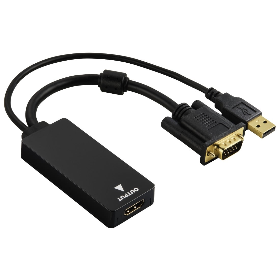HAMA - CAVETTO ADATTATORE INGRESSO VGA+USB/ USC