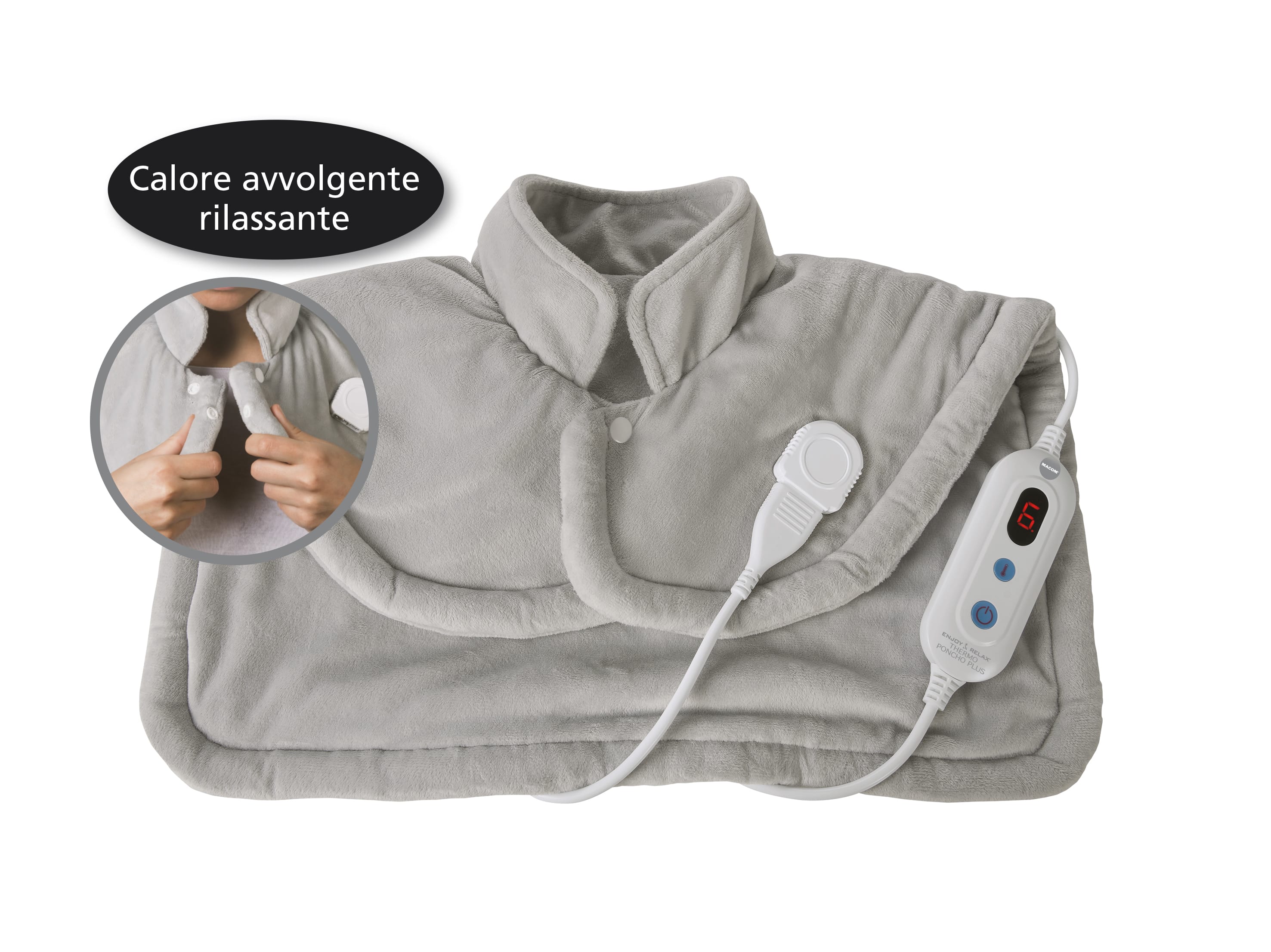 MACOM SRL - THERMO PONCHO PLUS GRIGIO 6 LIV. C/TELEC