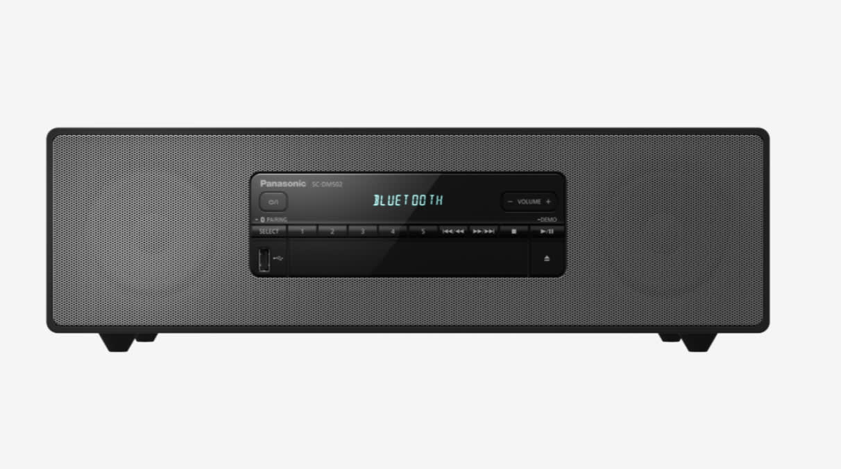 PANASONIC - MICRO HIFI 40W USB CD-R-RW MP3 B.T. DAB PANSCDM502EK