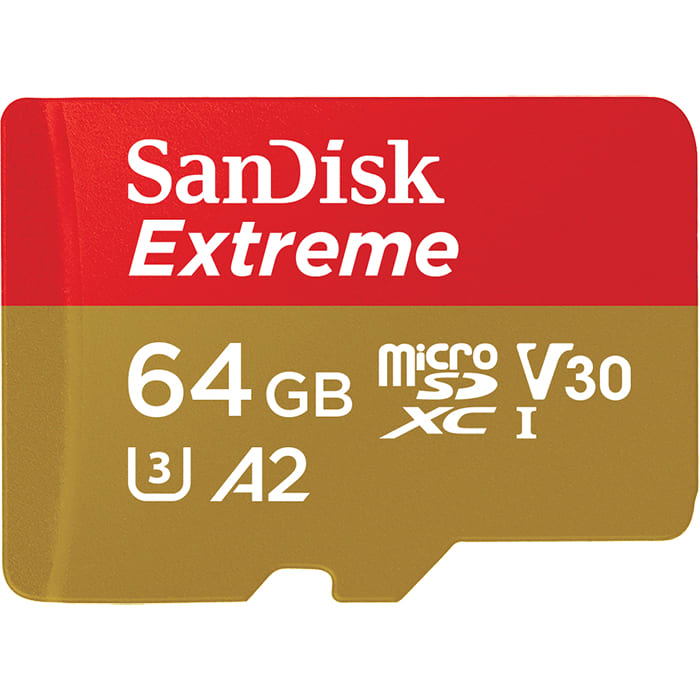 SAN DISK - MICRO SD EXTREME ACTION CAMERA 64GB XC+A