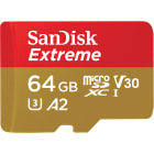 SAN DISK - MICRO SD EXTREME ACTION CAMERA 64GB XC+A