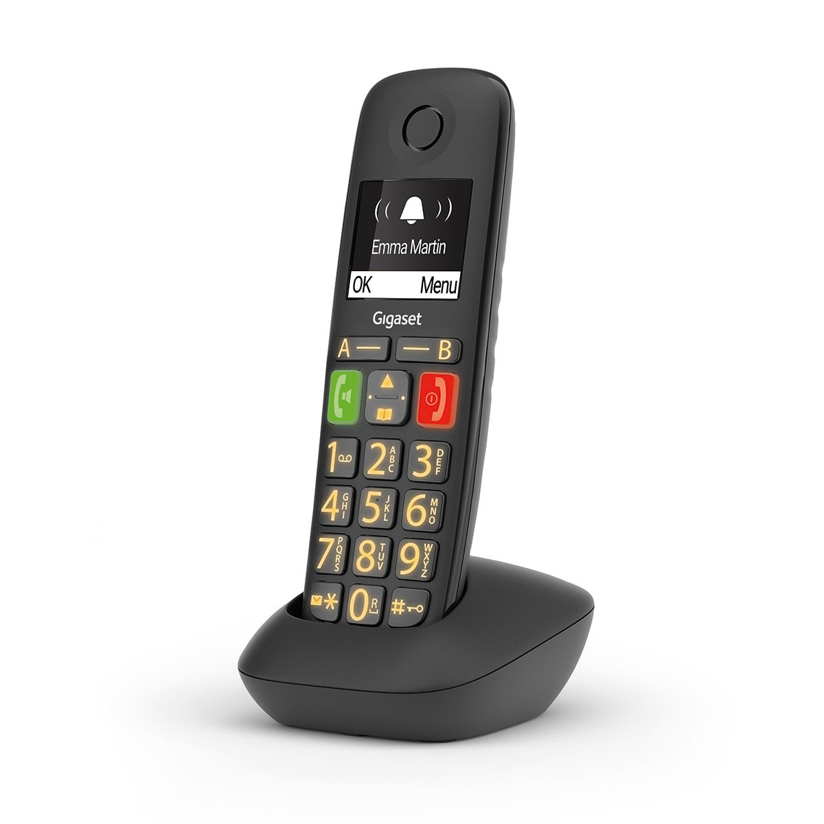 SIEMENS - CORDLESS TASTI GRANDI 150NR BLACK GIGA