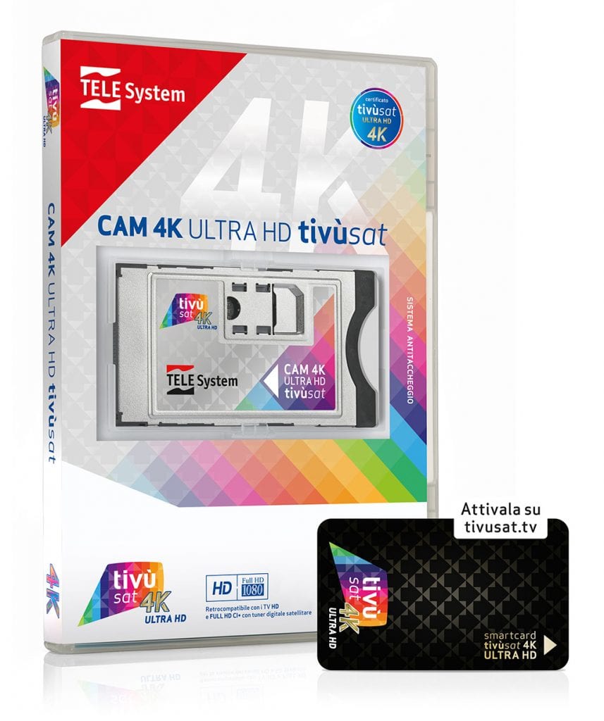 TELESYSTEM - SMARTCAM TIVUSAT 4K TELESYSTEM