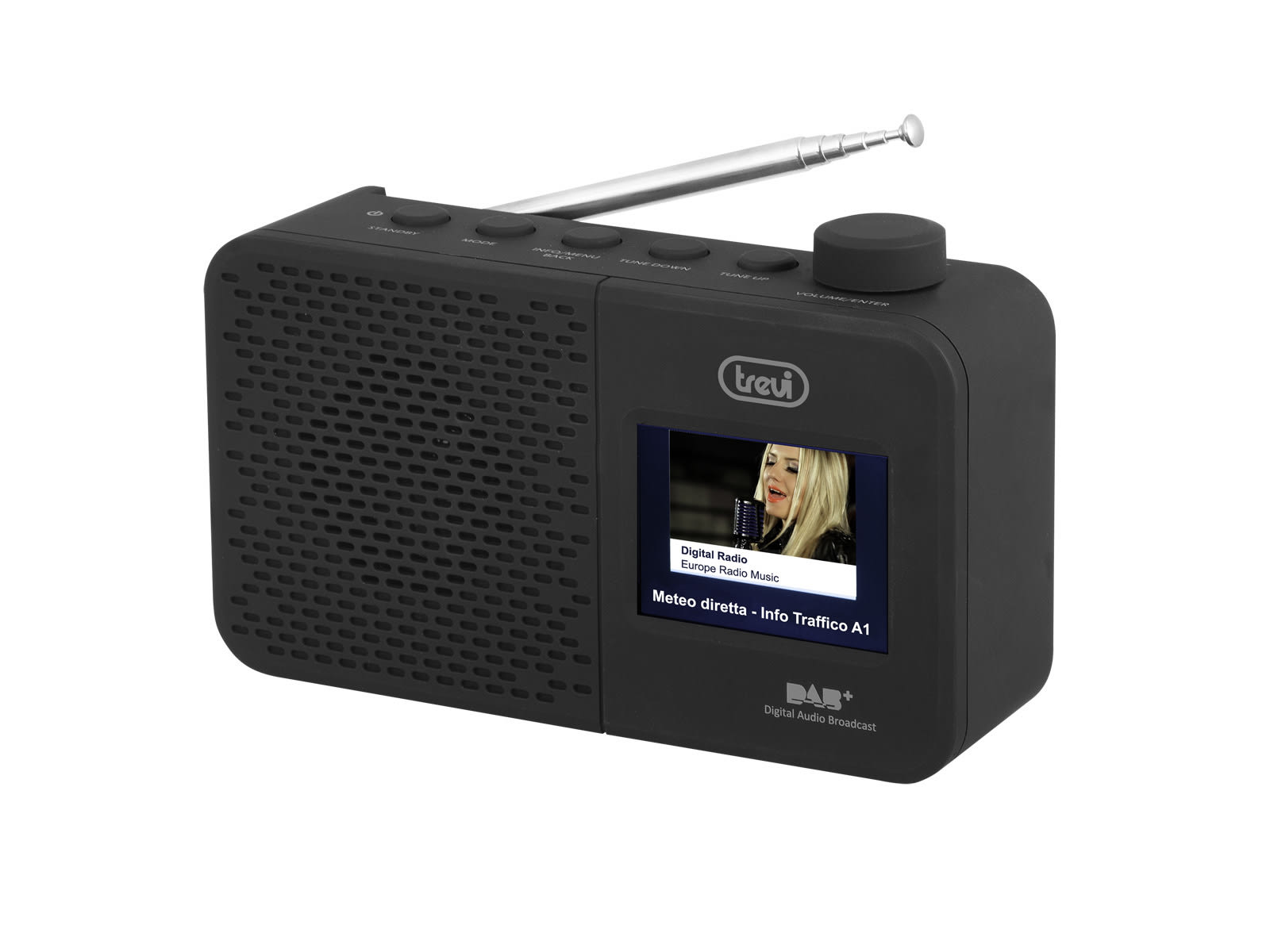 TREVI - DAB 795 R RADIO DAB PORTAT. +BIG DISPLAY