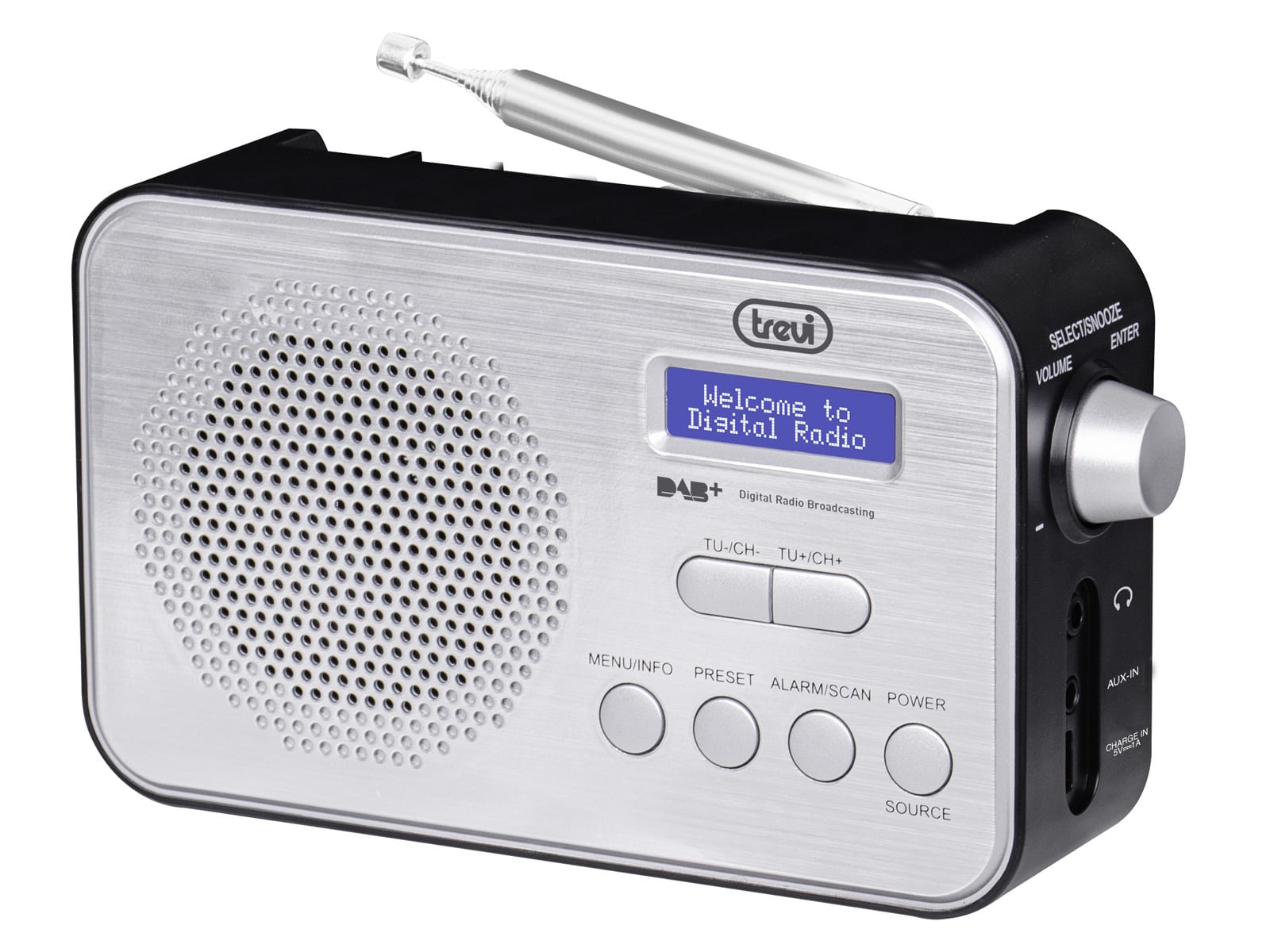 TREVI - DAB 7F92 R RADIO DAB PORTATILE NERO