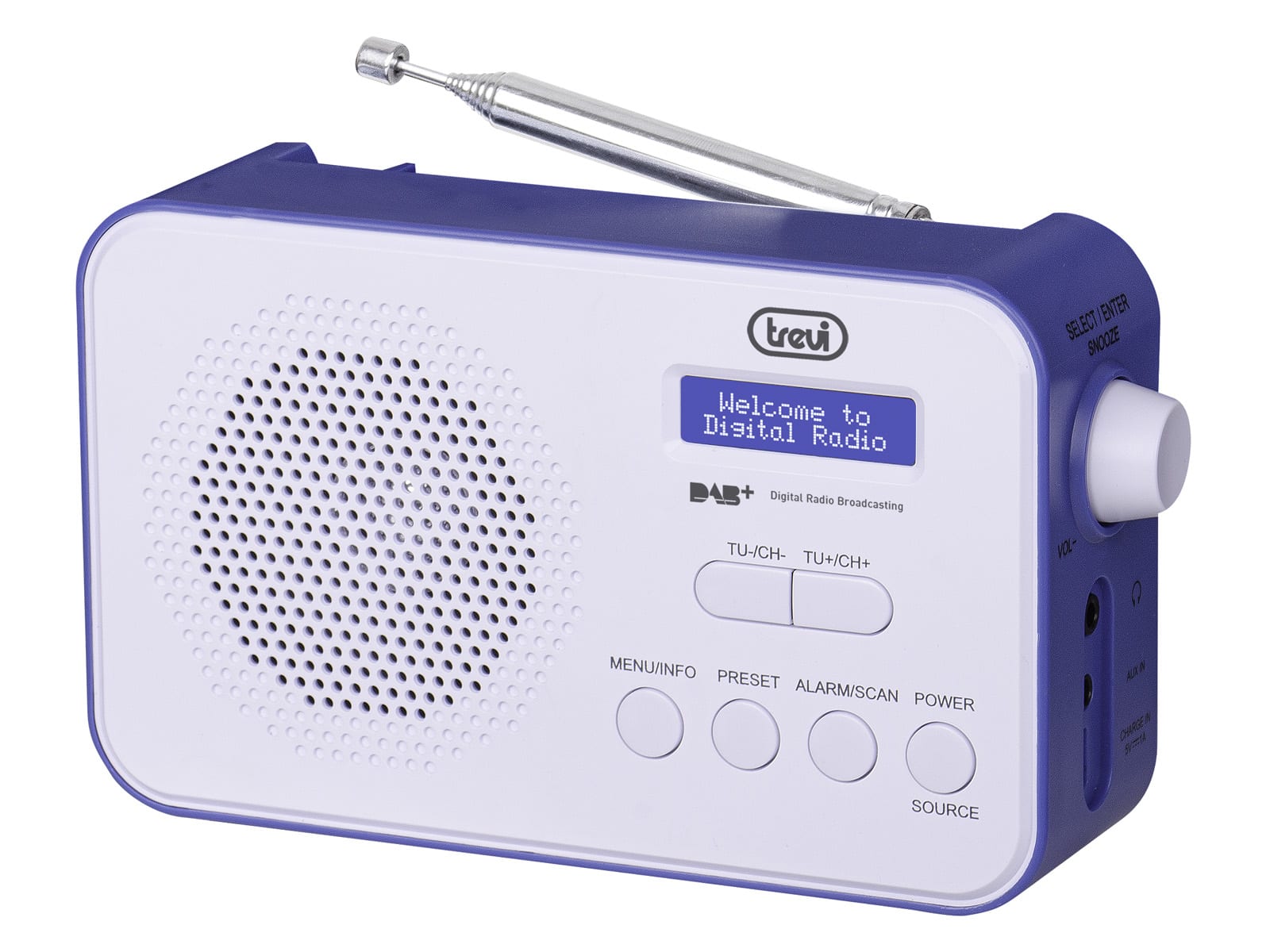 TREVI - DAB 7F92 R RADIO DAB PORTATILE BLU TRE0DA7F9204