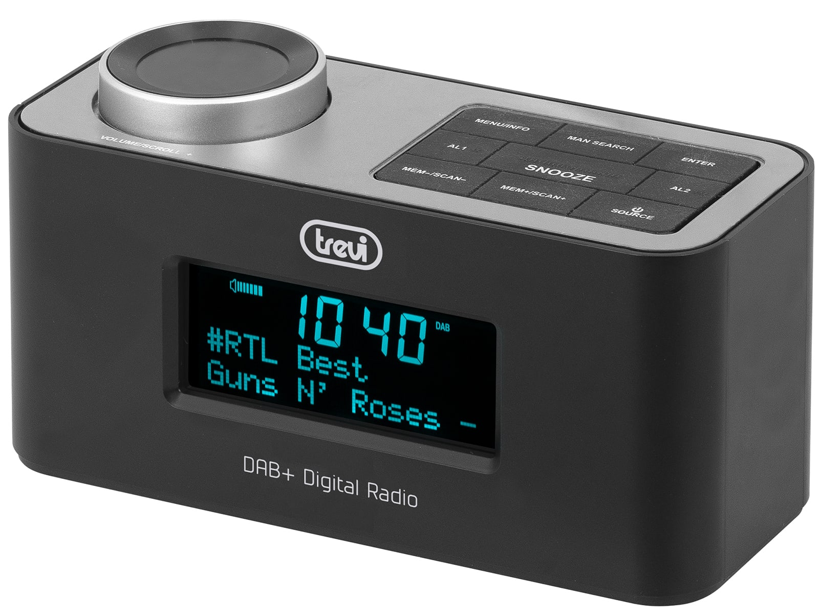 TREVI - RC 80D6 RADIOSVEGLIA DAB BIG DISPLAY