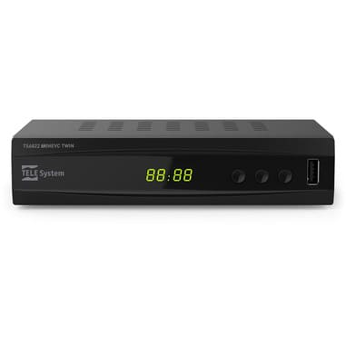 TELESYSTEM - TS6822 TWIN TUNER PVR T2 HEVC DISPLAY SC