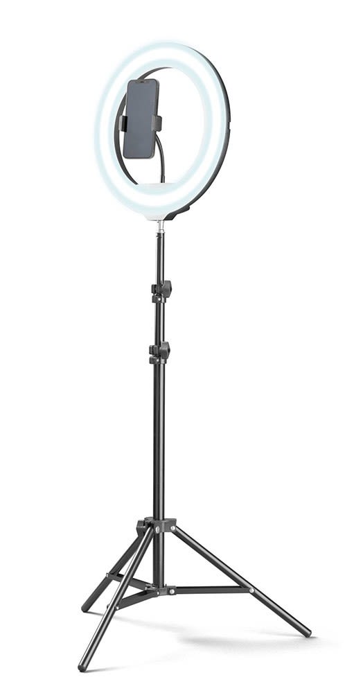 CELLULAR LINE - SELFIE RING PRO UNIV. NERO