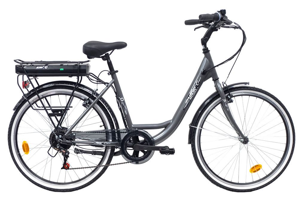 TEKLIO - E-BIKES CITY 26 7.8AH GRIGIA