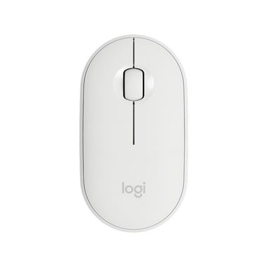 LOGITECH - PEBBLE M350 WIRELESS MOUSE WHITE
