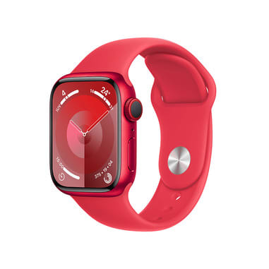 APPLE - WATCH 9 41MM RED-AL/RED SPORT BAND M/L