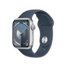 APPLE - WATCH 9 41MM SIL-AL/STO BLU SPR BAND M/L