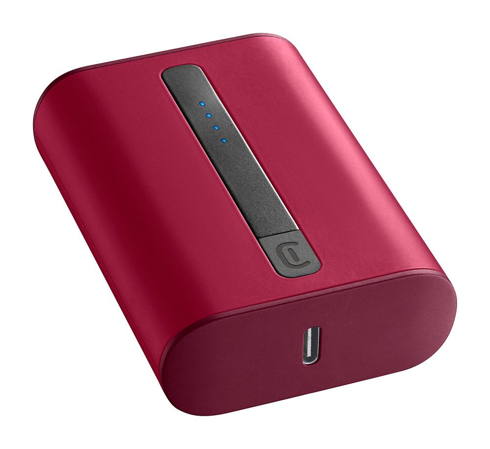 CELLULAR LINE - CARICABATTERIA EMER. 10000 PD ROSSO